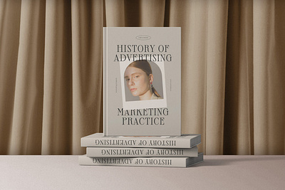 Hard Cover Book Mockups Front View stationery mockups