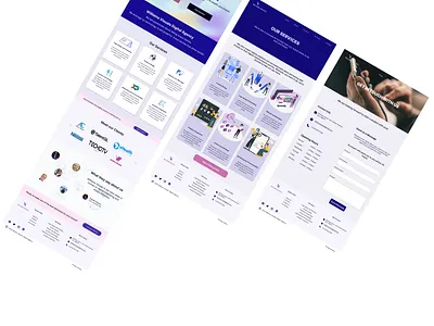Digital agency website branding design ui ux