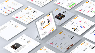 Kezakoo, E-learning platform app design clean dashboard design elearning ui uidesign ux web apps web design