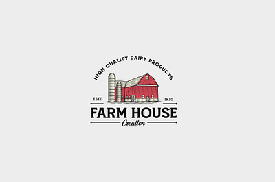 Farm Logo farm house logo farm logo farm logo design graphic design logo logo design vintage logo