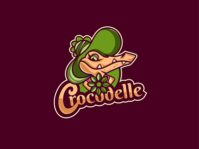 mascot logo design crocodile animal art branding cartoon colors crocodile design dribbbleinspiration graphic design illustration illustrator inspiration logo logos mascot minimal sticker typography vantage vector