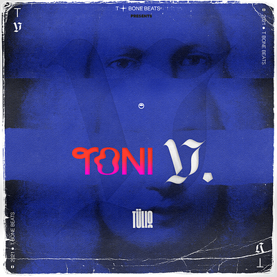 Toni V brand and identity collage design experimental fanzine logo typography