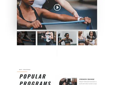 WordPress Gym Website Landing Page Design By Elementor Pro branding clean design designer dribbble elementor pro fitness health illustration landing landing page landingpage responsive template ui ux web web design website design wordpress website