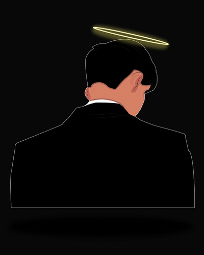 Sad Man illustration muntadher saleh sad man vector