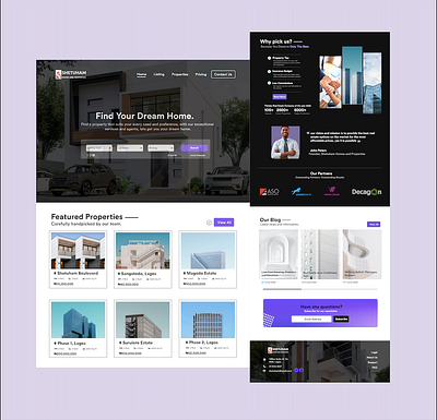 Shetuham Real Estate Website
