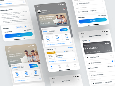 Home Internet Subscription App app data internet data package home internet internet internet subcription service subcription ui ux