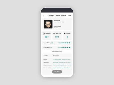 Profile - #DailyUI #006.png 006 app dailyui design figma ui