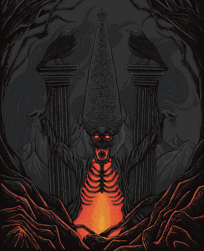 restricted wishes artwork bird branding concept art dark illustration darkart darkness design fantasy graphic design horror illustration illustrator ipad metal art procreate skull style t shirt