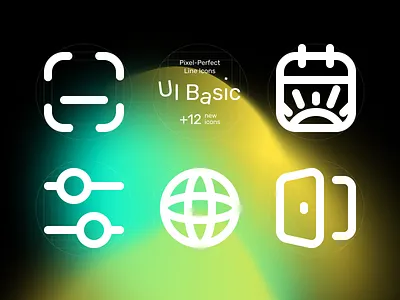 UI Basic Update — New Icons (Soon) basic icons calendar event filter globe home icon icon pack icon set icons identity logo mark qr scaner ui ux vector web wireframe