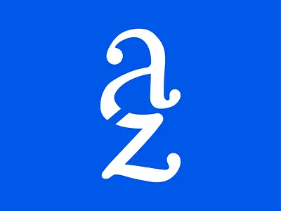 AZ Designs Monogram Logo az az monogram branding design logo design minimal monogram simple sleek