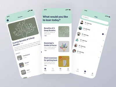 CBT app for adults with ADHD daily ui ui uiux ux
