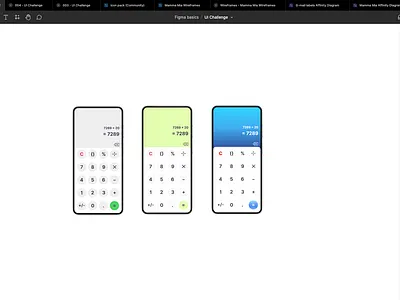 Daily UI Challenge #4 - Calculator screen app dailyui design graphic design ui ux