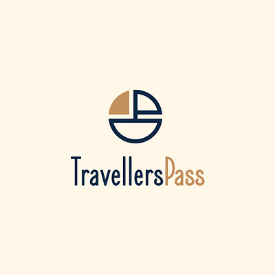 Travellers Pass - travel agency logo abstract agency boat branding brown design dribbble graphic design illustration logo minimal passenger pictorial playful round ship travel vector water yetch