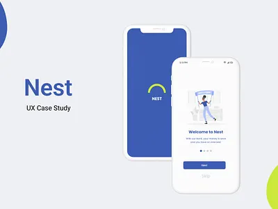 Nest Savings App app branding design graphic design illustration logo typography ui ux vector