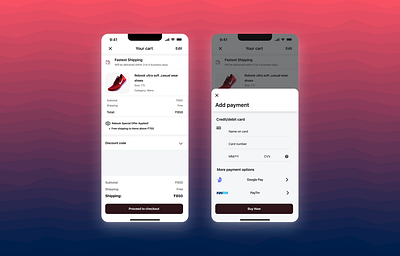 App screen for Credit Card Checkout credit card checkout e commerce app press l to show some love ❤️❤️❤️ ui ui design