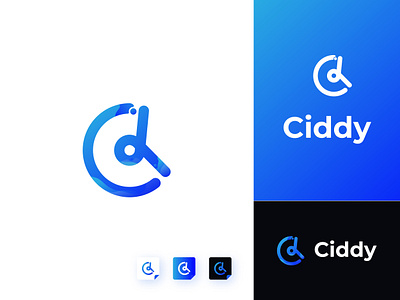 Ciddy - ToDo list maker abstract blue branding clock design dribbble gradient graphic design illustration lettermark logo minimal minimalist round routin time to do vector water wordmark