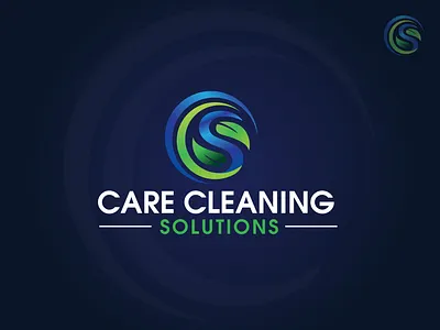 Care Cleaning Solutions - Commercial Cleaning Logo Design abstarct branding cleaning combinations mark logo creative design graphic design logo logodesign modern logo vector