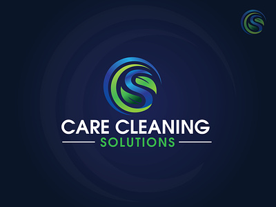 Care Cleaning Solutions - Commercial Cleaning Logo Design abstarct branding cleaning combinations mark logo creative design graphic design logo logodesign modern logo vector