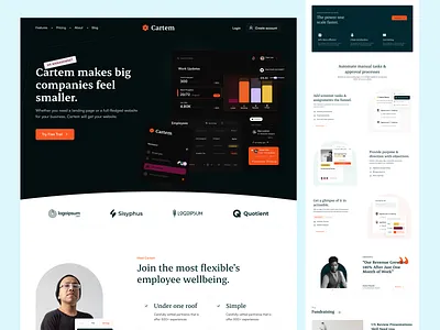 HR Management Landing Page - sadekud hr hr management saas saas landing page saas web saas website web design website