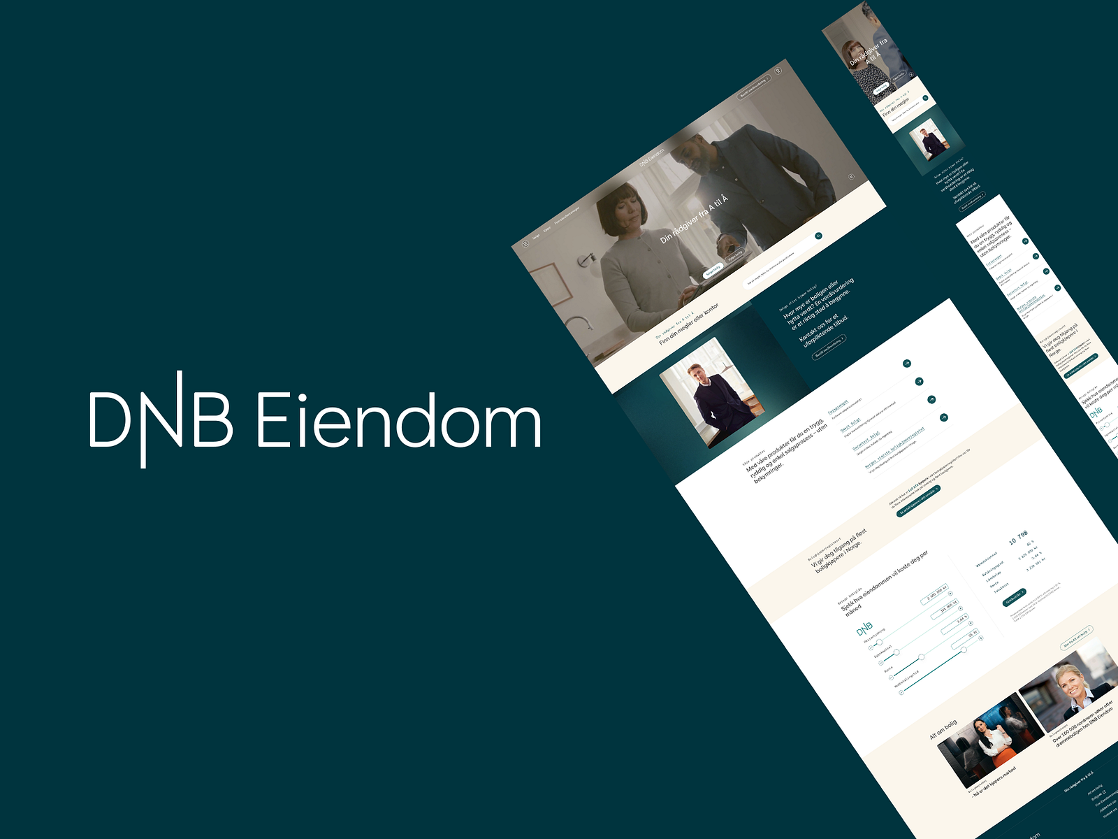 UX deliverables for a Norwegian real estate agency by Stephanie Neumann