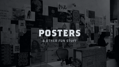 Posters & Other Fun Stuff