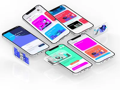 E Learning App Layout for O Level Students 3/3 3d branding design figma ui ui design ux ux design