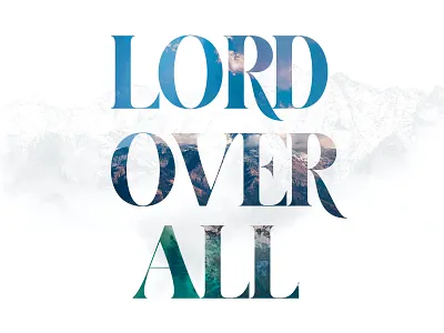 Lord over all design graphic design ministry