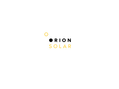 Orion Solar branding clean icon illustration logo logo designer logotype minimal solar