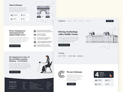 Landing page creative design home page landing page new design startup ui
