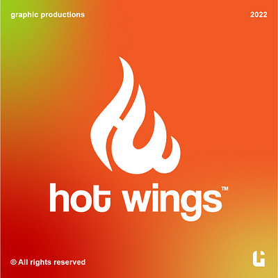 Logo Design Concept for Hot Wings ™️ 3d animation branding design graphic design illustration logo motion graphics ui vector
