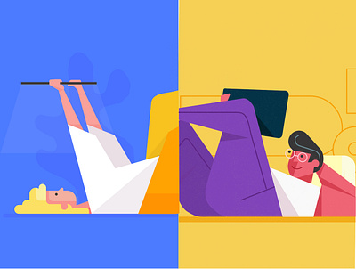 Online meeting art color colorful design flat flat design graphic design illustration lineart texture texture illustration vector