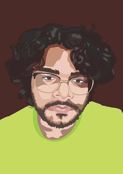 Self Illustration adobeillustration classwork digitaldesign graphicdesign selfillustration