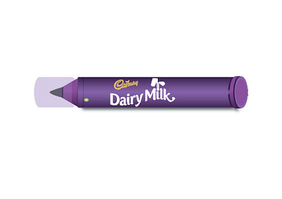 Cadbury Chocolate and marker adobe illustrator cadbury design design thinking diarymilk graphic design illustration