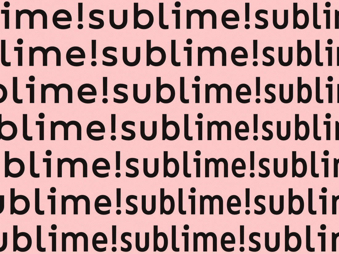 Sublime – Variable Font Animation creative code custom lettering custom letters design illustration type typedesign typography variablefont