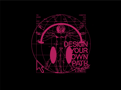 Vitruvian branding design illustration vector vitruvian man