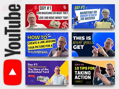 YouTube Channel - Thumbnails canva graphic design thumbnail youtube