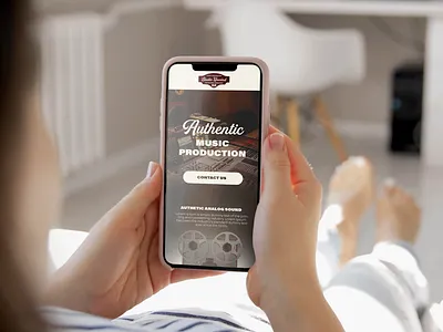 Studio Unwind Website Concept analog animation branding design design inspiration flat design fresh design illustration inspiration minimal music studio recording studio studio ux web design website design