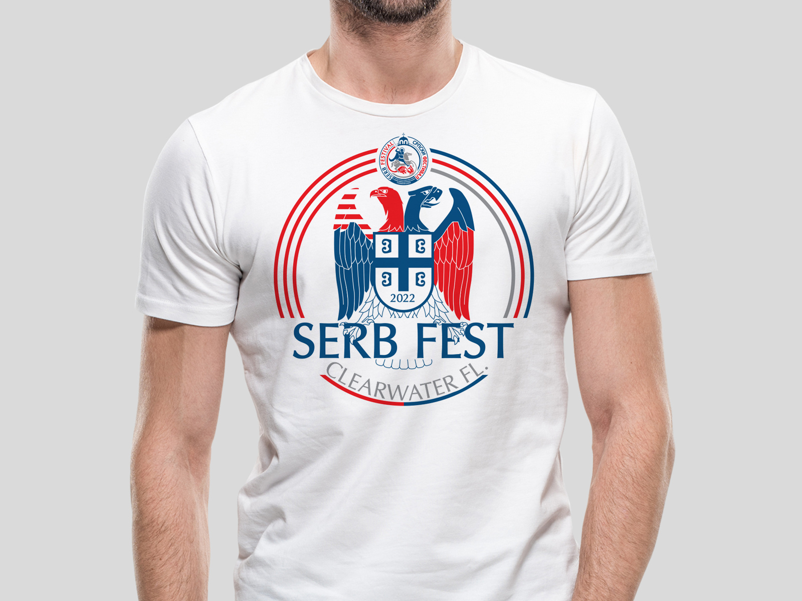 Serb Fest Clearwater, Florida / Tshirt Design by Rade Stjepanović on