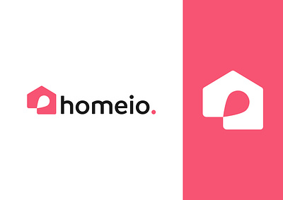 Homeio Logo Dseign animation asrafuluix best home logo branding clean logo home logo homeio logo illustration logofolio mobile modern icon modern logo modern minimalist print product design real estate logo real iconic logo tech logo typography web design