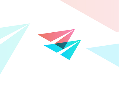 Paper Plane Traveling logo design abstract logo app logo branding creative logo design flat gradient logo icon design identity design logo logo design logo mark logotype modern logo overlapping logo paper plane logo design popular simple travelling logo vector