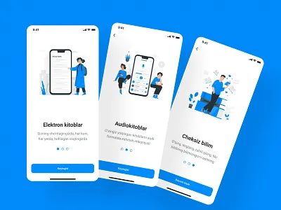 Books Reading App | Onboarding books clean design mobile design onboarding ui ux