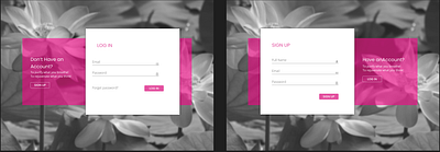 LOGIN AND SIGNUP PAGE app branding design graphic design illustration logo typography ui ux vector