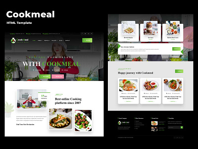 Cookmeal - Recipe HTML Template blog breakfast coffee coffee shop cook cooking dinner dyne food food vlog recipe restaurent shop