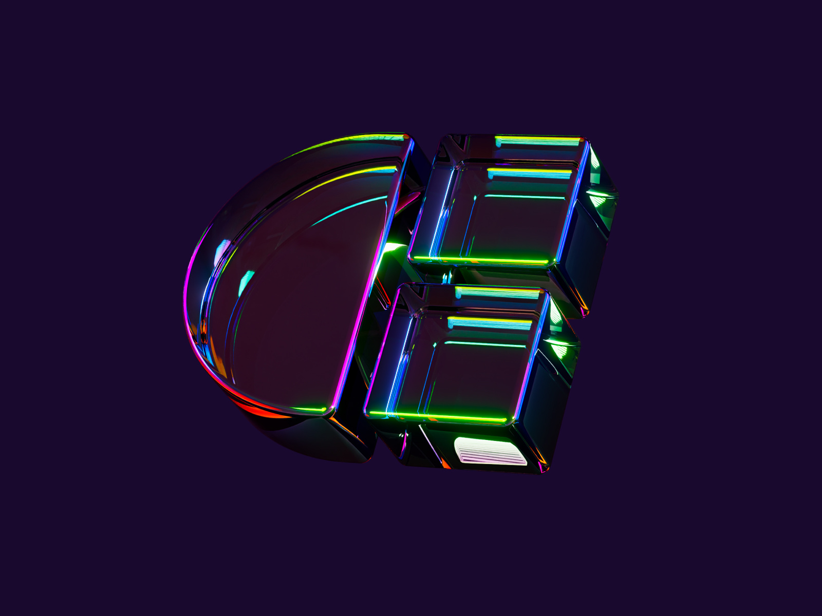 Cedro Agency 3D logotype 3d branding illustration logo