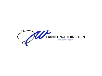 Daniel Waggington - Real Estate Agent Logo ab creativegfx brand identity brand logo branding creative design creative logo design dw logo graphic design home logo initials logo logo logodesign logofolio logohype logotype property logo real estate logo signature logo typograpphy logo