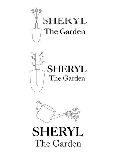 Sheryl Garden design graphic design illustration logo ux