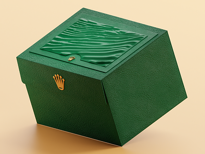 Rolex Box 3d animation blender box graphic design motion graphics packaging rolex
