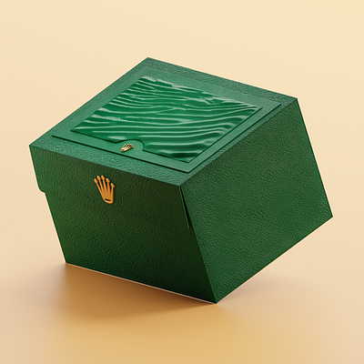 Rolex Box 3d animation blender box graphic design motion graphics packaging rolex