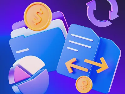 Cedro × iDO 3D icons 3d 3d icons branding graphic design illustration ui