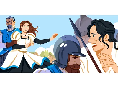 Romance Tropes character couple design drama editorial illustration love reedsy romance tropes writing